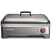 Precision Electric Griddle, Indoor Grill, 200 sq. in, Nonstick Coating, Advanced Temperature Control, Stainless Steel, Red Knob (WGGR100S)