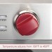 Precision Electric Griddle, Indoor Grill, 200 sq. in, Nonstick Coating, Advanced Temperature Control, Stainless Steel, Red Knob (WGGR100S)