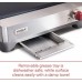 Precision Electric Griddle, Indoor Grill, 200 sq. in, Nonstick Coating, Advanced Temperature Control, Stainless Steel, Red Knob (WGGR100S)