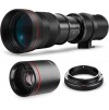 High-power 420-1600mm f/8.3 high-definition manual telephoto zoom lens