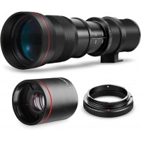 High-power 420-1600mm f/8.3 high-definition manual telephoto zoom lens